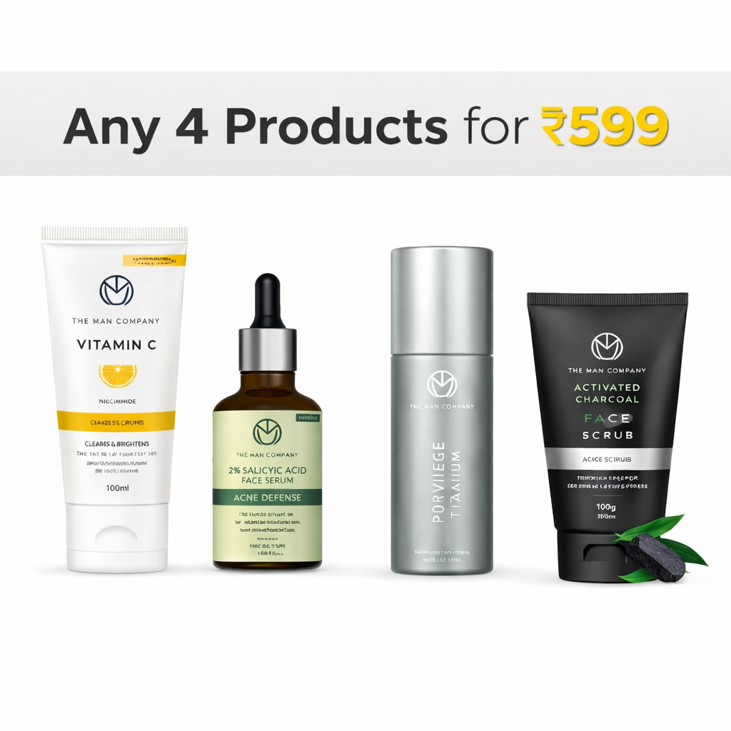Any 4 Grooming products for Rs 497